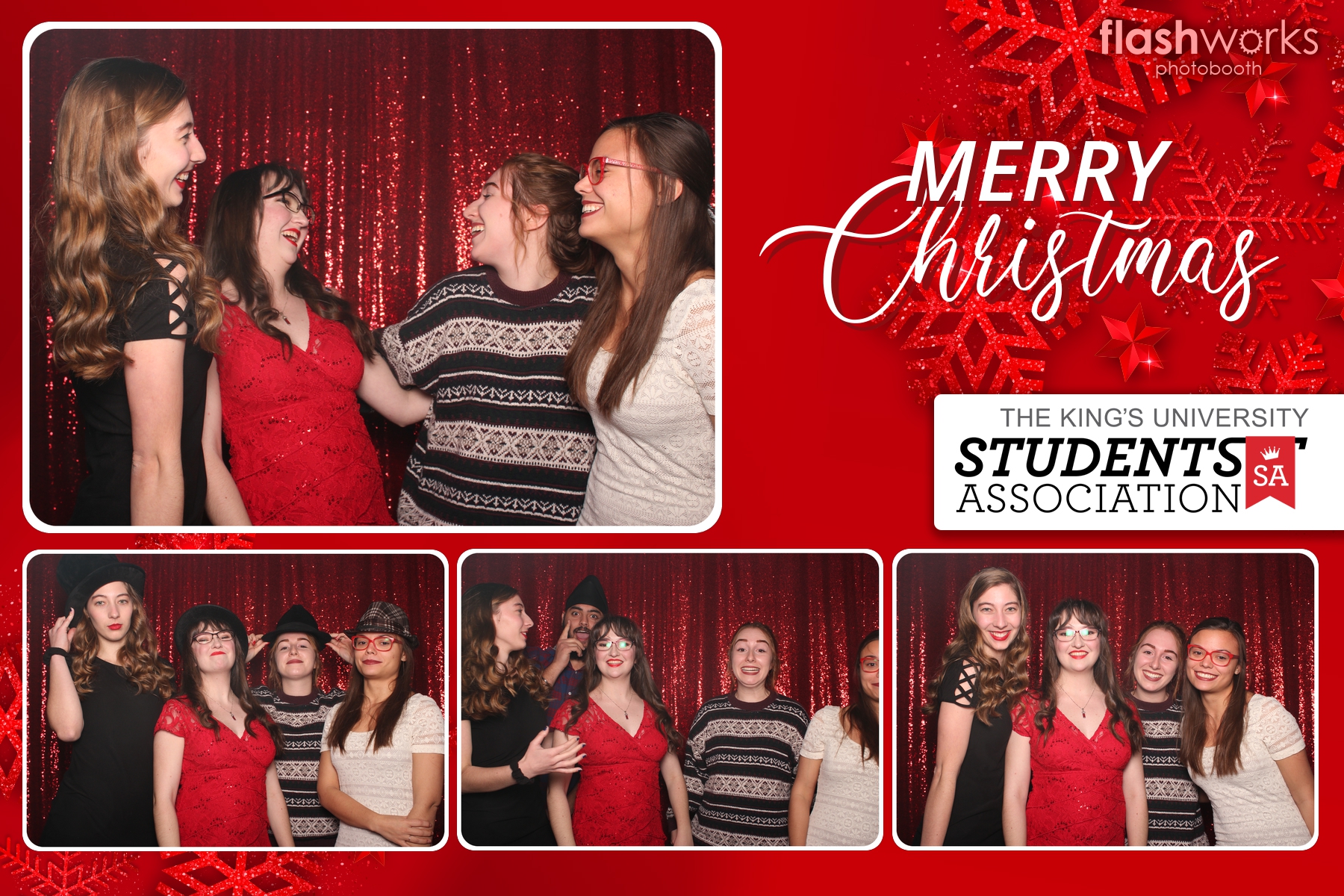 Kings Christmas Party | View more photos from the event at gallery.flashworksphotobooth.com/u/FlashworksPhotoboothInc/Kings-Christmas-Party
